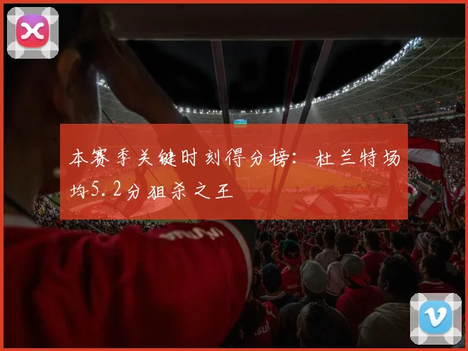 本赛季关键时刻得分榜：杜兰特场均5.2分狙杀之王